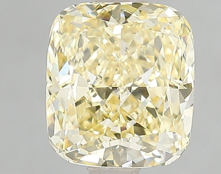 Loose Diamond - CUSHION MODIFIED 2.52ct Fancy Intense Yellow VS2: Loose Diamond - CUSHION MODIFIED 2.52ct Fancy Intense Yellow VS2 Source: This is a real non-mined Diamond that has been grown in a lab Shape: CUSHION MODIFIED Carats: 2.52 Color: Fancy Intense Yellow 