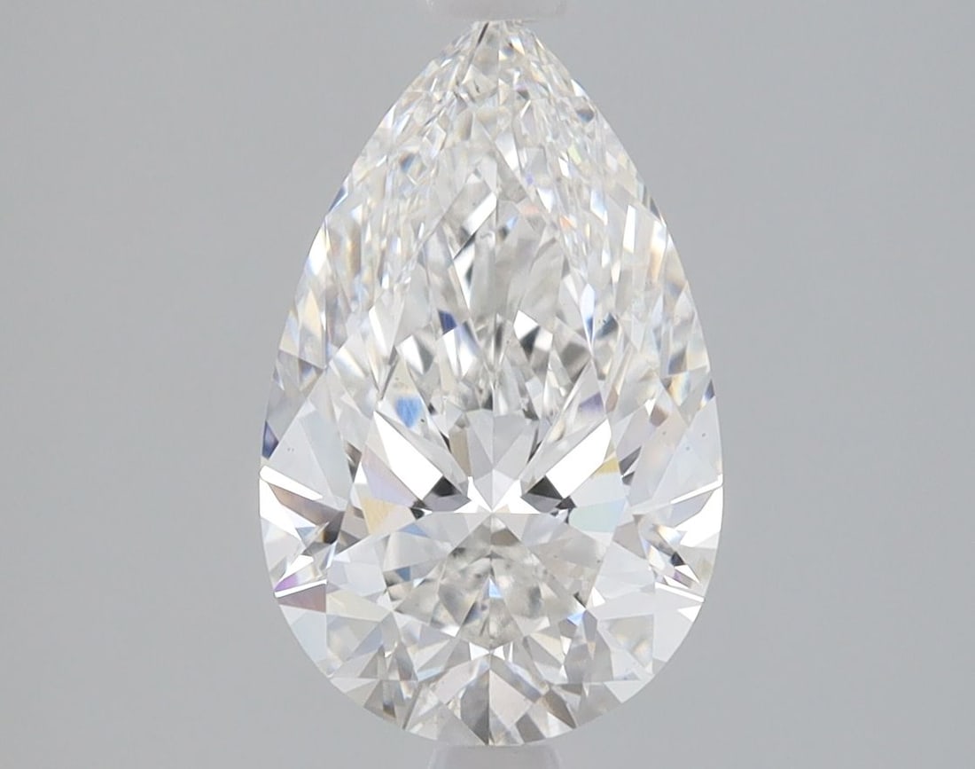 Loose Diamond - PEAR 1.68ct F VS2: Loose Diamond - PEAR 1.68ct F VS2 Source: This is a real non-mined Diamond that has been grown in a lab Shape: PEAR Carats: 1.68 Color: F Clarity: VS2 Certification: IGI Video: