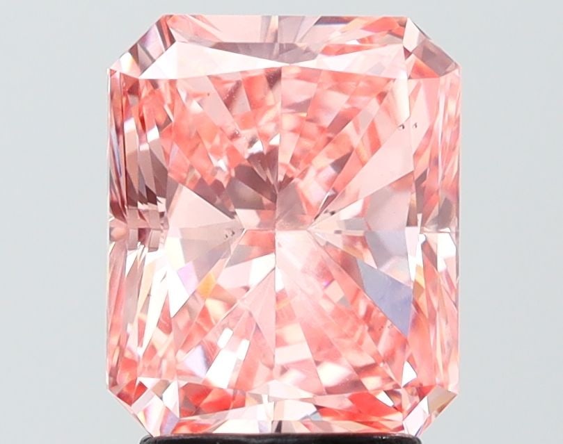 Loose Diamond - RADIANT 3.01ct Fancy Vivid Pink VS1: Loose Diamond - RADIANT 3.01ct Fancy Vivid Pink VS1 Source: This is a real non-mined Diamond that has been grown in a lab Shape: RADIANT Carats: 3.01 Color: Fancy Vivid Pink Certification: IGI Video: