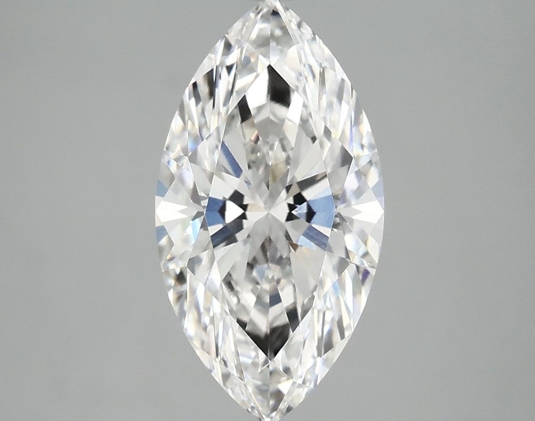 Loose Diamond - MARQUISE 2.58ct E VVS2: Loose Diamond - MARQUISE 2.58ct E VVS2 Source: This is a real non-mined Diamond that has been grown in a lab Shape: MARQUISE Carats: 2.58 Color: E Clarity: VVS2 Certification: IGI Additional images av