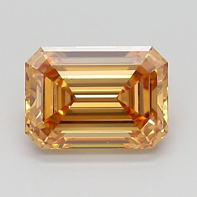 Loose Diamond - EMERALD 1.08ct Fancy Light Yellowish Brown VS2: Loose Diamond - EMERALD 1.08ct Fancy Light Yellowish Brown VS2 Source: This is a real non-mined Diamond that has been grown in a lab Shape: EMERALD Carats: 1.08 Color: Fancy Light Yellowish Brown Cert