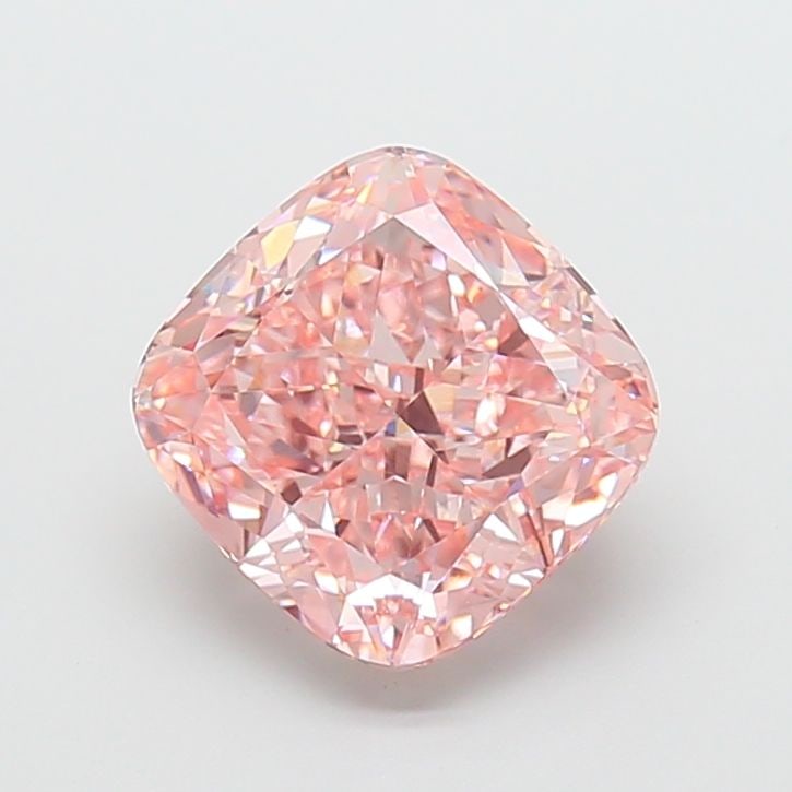 Loose Diamond - CUSHION MODIFIED 5.07ct Fancy Vivid Pink VVS2: Loose Diamond - CUSHION MODIFIED 5.07ct Fancy Vivid Pink VVS2 Source: This is a real non-mined Diamond that has been grown in a lab Shape: CUSHION MODIFIED Carats: 5.07 Color: Fancy Vivid Pink Certifi