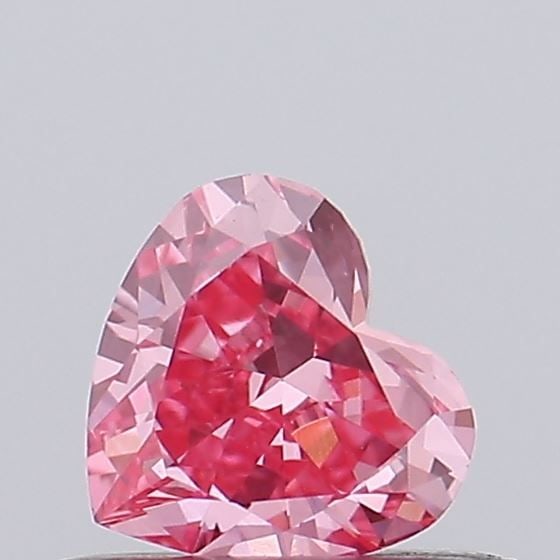 Loose Diamond - HEART 0.34ct Fancy Vivid Pink VVS2: Loose Diamond - HEART 0.34ct Fancy Vivid Pink VVS2 Source: This is a real non-mined Diamond that has been grown in a lab Shape: HEART Carats: 0.34 Color: Fancy Vivid Pink Certification: NONE Video: