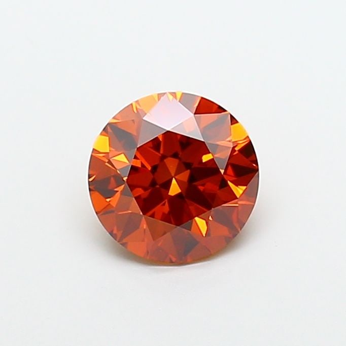 Ideal Loose Diamond - ROUND 2.0ct Fancy Vivid Orange VS1: Ideal Loose Diamond - ROUND 2.0ct Fancy Vivid Orange VS1 Source: This is a real non-mined Diamond that has been grown in a lab Shape: ROUND Carats: 2.0 Color: Fancy Vivid Orange Certification: IGI Vid