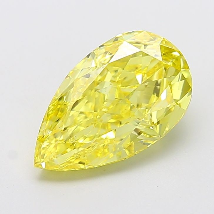 Loose Diamond - PEAR 4.12ct Fancy Intense Yellow VS1: Loose Diamond - PEAR 4.12ct Fancy Intense Yellow VS1 Source: This is a real non-mined Diamond that has been grown in a lab Shape: PEAR Carats: 4.12 Color: Fancy Intense Yellow Certification: IGI Video