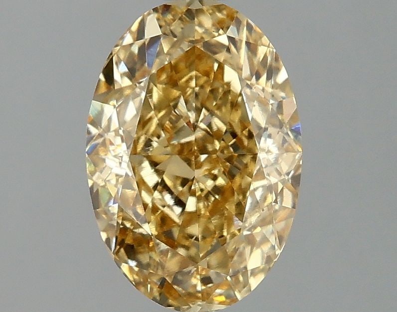 Loose Diamond - OVAL 2.07ct Fancy Intense Yellow VS2: Loose Diamond - OVAL 2.07ct Fancy Intense Yellow VS2 Source: This is a real non-mined Diamond that has been grown in a lab Shape: OVAL Carats: 2.07 Color: Fancy Intense Yellow Certification: IGI Video