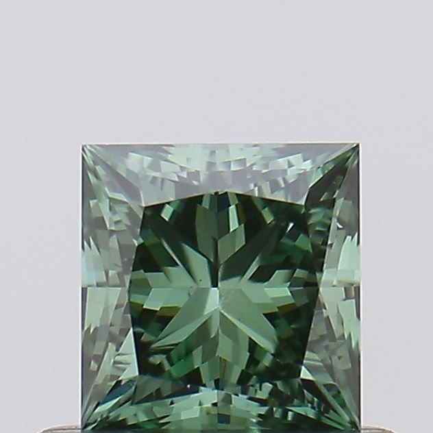 Loose Diamond - PRINCESS 0.5ct Fancy Vivid Green VS1: Loose Diamond - PRINCESS 0.5ct Fancy Vivid Green VS1 Source: This is a real non-mined Diamond that has been grown in a lab Shape: PRINCESS Carats: 0.5 Color: Fancy Vivid Green Certification: NONE