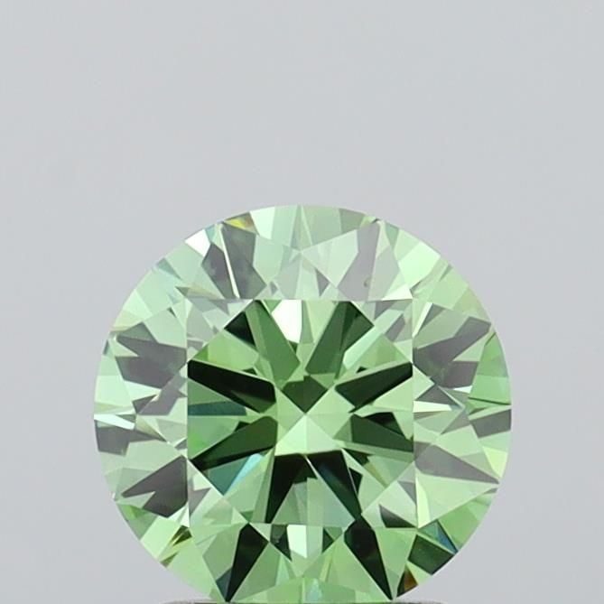 Loose Diamond - ROUND 1.57ct Fancy Vivid Green VVS2: Loose Diamond - ROUND 1.57ct Fancy Vivid Green VVS2 Source: This is a real non-mined Diamond that has been grown in a lab Shape: ROUND Carats: 1.57 Color: Fancy Vivid Green Certification: IGI Video: