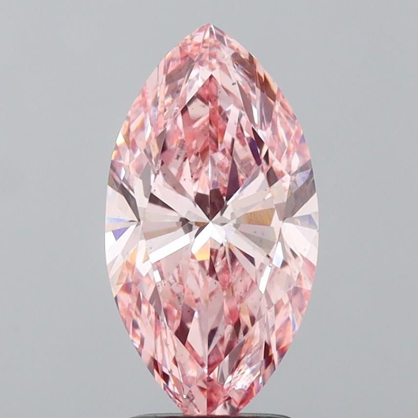 Loose Diamond - MARQUISE 2.5ct Fancy Intense Pink VS1: Loose Diamond - MARQUISE 2.5ct Fancy Intense Pink VS1 Source: This is a real non-mined Diamond that has been grown in a lab Shape: MARQUISE Carats: 2.5 Color: Fancy Intense Pink Certification: IGI Vid