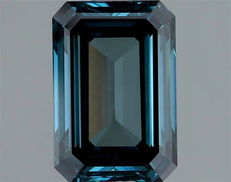 Loose Diamond - EMERALD 1.2ct Fancy Deep Green Blue VS1 (1 of 1)