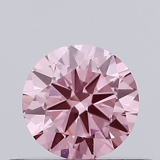 Loose Diamond - ROUND 0.34ct Fancy Vivid Pink VS1: Loose Diamond - ROUND 0.34ct Fancy Vivid Pink VS1 Source: This is a real non-mined Diamond that has been grown in a lab Shape: ROUND Carats: 0.34 Color: Fancy Vivid Pink Certification: IGI Video: