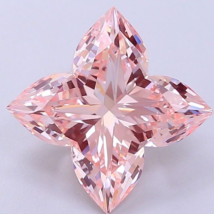 Loose Diamond - OTHER 4.53ct Fancy Intense Pink VS1: Loose Diamond - OTHER 4.53ct Fancy Intense Pink VS1 Source: This is a real non-mined Diamond that has been grown in a lab Shape: OTHER Carats: 4.53 Color: Fancy Intense Pink Certification: IGI Video: