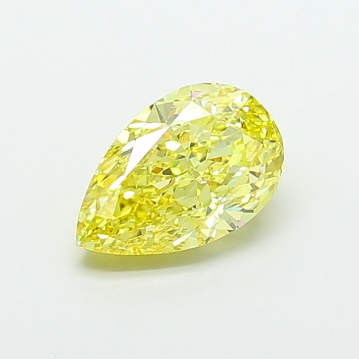 Loose Diamond - PEAR 5.16ct Fancy Vivid Yellow VS1: Loose Diamond - PEAR 5.16ct Fancy Vivid Yellow VS1 Source: This is a real non-mined Diamond that has been grown in a lab Shape: PEAR Carats: 5.16 Color: Fancy Vivid Yellow Certification: IGI Video: