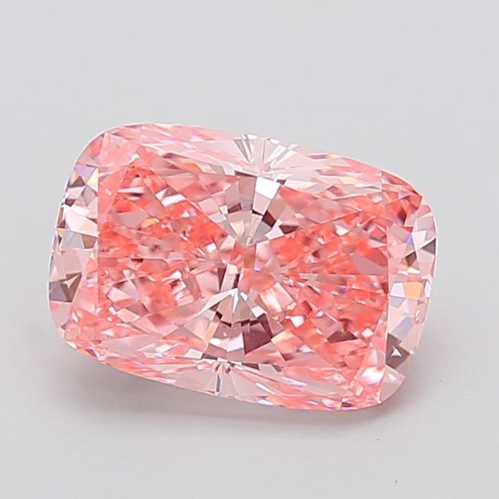 Loose Diamond - CUSHION MODIFIED 4.02ct Fancy Vivid Pink VS1: Loose Diamond - CUSHION MODIFIED 4.02ct Fancy Vivid Pink VS1 Source: This is a real non-mined Diamond that has been grown in a lab Shape: CUSHION MODIFIED Carats: 4.02 Color: Fancy Vivid Pink Certific