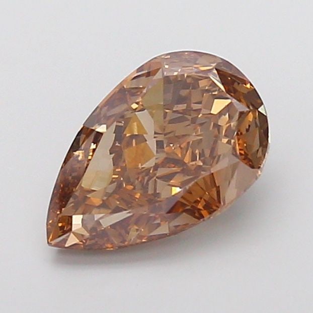 Loose Diamond - PEAR 3.79ct Fancy Light Brown VVS2: Loose Diamond - PEAR 3.79ct Fancy Light Brown VVS2 Source: This is a real non-mined Diamond that has been grown in a lab Shape: PEAR Carats: 3.79 Color: Fancy Light Brown Certification: IGI Video: