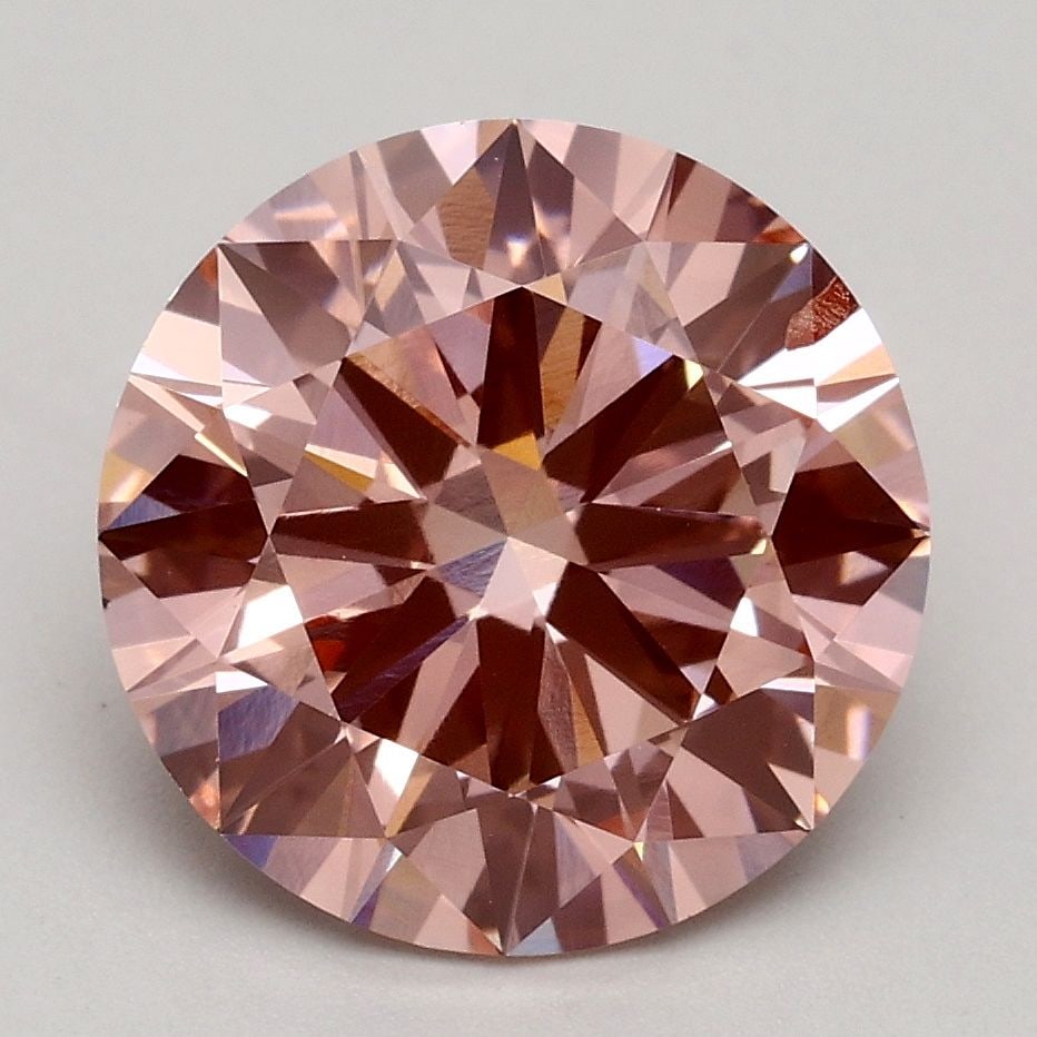 Loose Diamond - ROUND 2.62ct Fancy Intense Pink SI1: Loose Diamond - ROUND 2.62ct Fancy Intense Pink SI1 Source: This is a real non-mined Diamond that has been grown in a lab Shape: ROUND Carats: 2.62 Color: Fancy Intense Pink Certification: IGI Video: