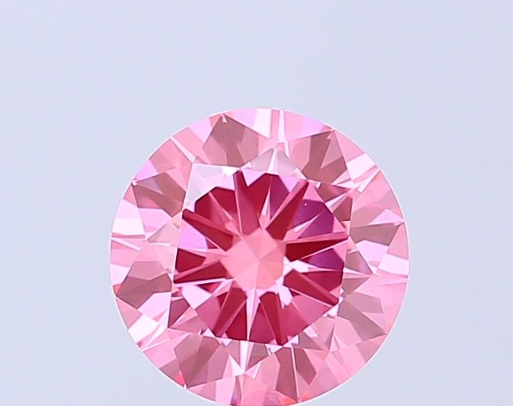 Loose Diamond - ROUND 1.51ct Fancy Vivid Pink VS1: Loose Diamond - ROUND 1.51ct Fancy Vivid Pink VS1 Source: This is a real non-mined Diamond that has been grown in a lab Shape: ROUND Carats: 1.51 Color: Fancy Vivid Pink Certification: IGI Video: