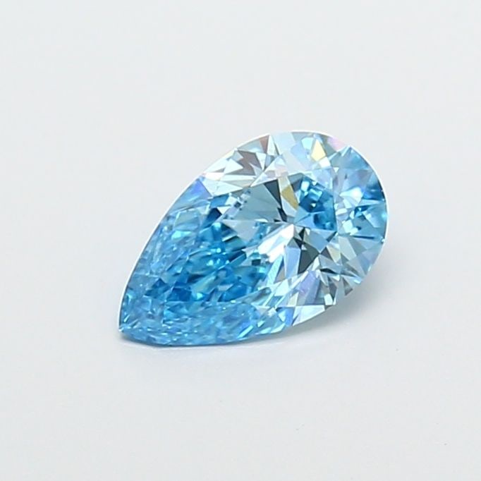 Loose Diamond - PEAR 1.09ct Fancy Vivid Blue VS2: Loose Diamond - PEAR 1.09ct Fancy Vivid Blue VS2 Source: This is a real non-mined Diamond that has been grown in a lab Shape: PEAR Carats: 1.09 Color: Fancy Vivid Blue Certification: IGI Video: