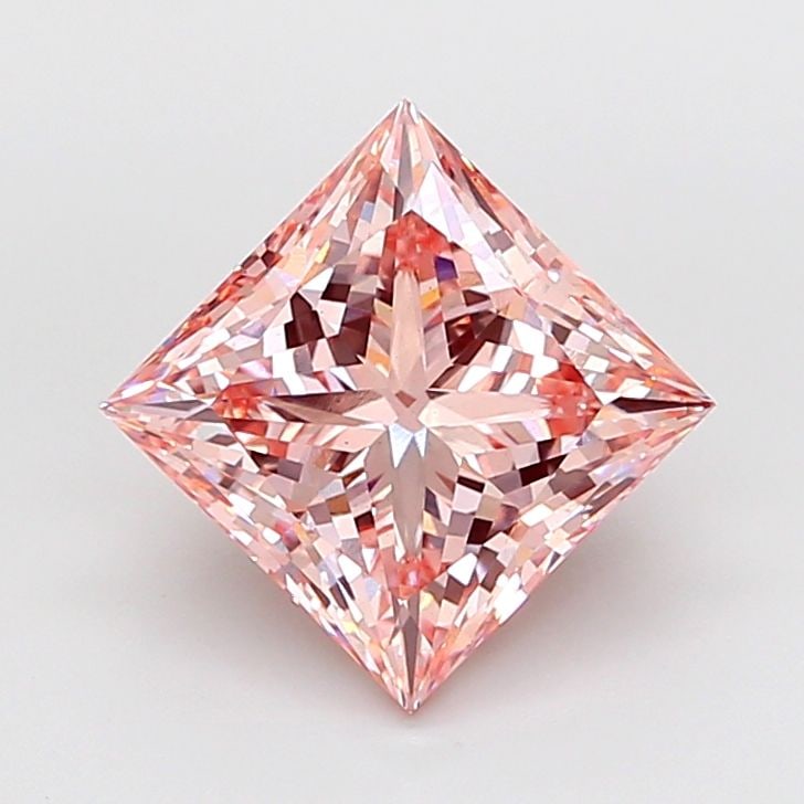 Loose Diamond - PRINCESS 7.06ct Fancy Intense Pink VS1: Loose Diamond - PRINCESS 7.06ct Fancy Intense Pink VS1 Source: This is a real non-mined Diamond that has been grown in a lab Shape: PRINCESS Carats: 7.06 Color: Fancy Intense Pink Certification: IGI V