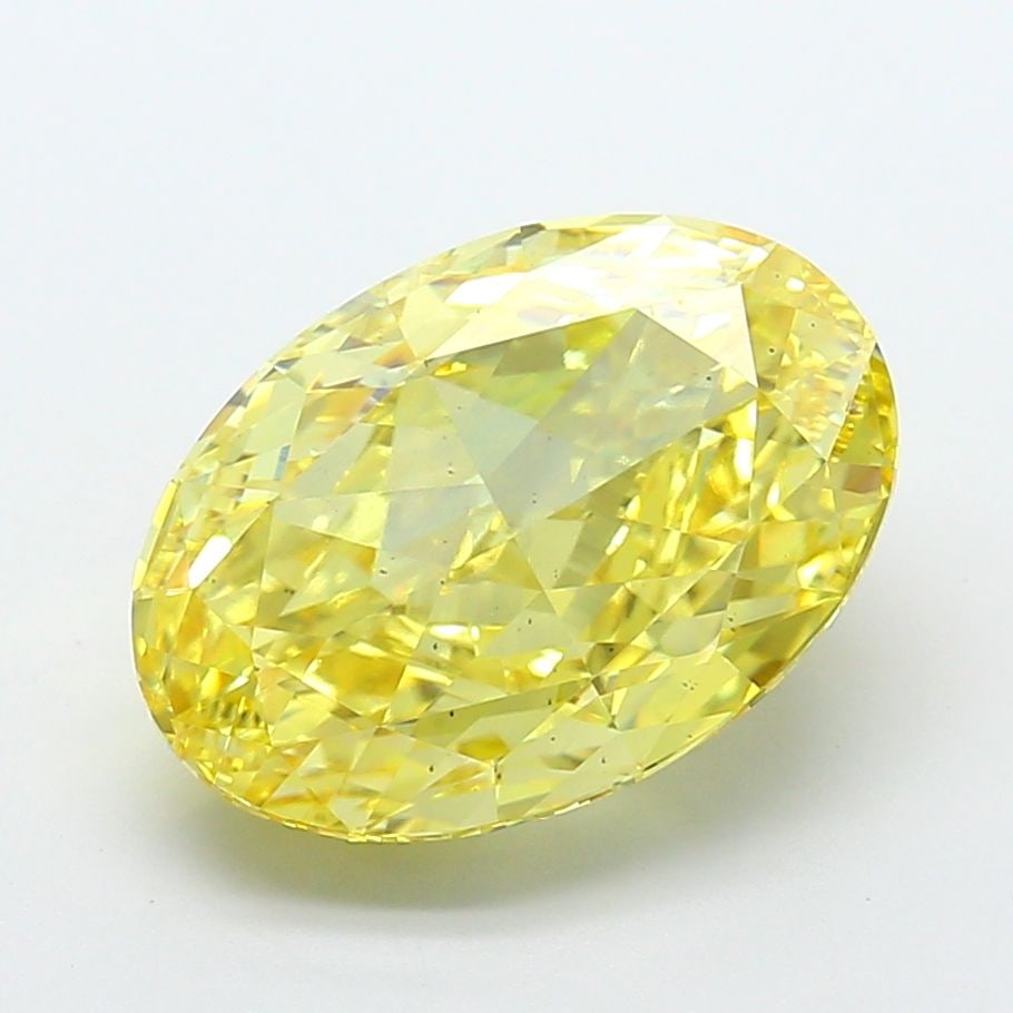 Loose Diamond - OVAL 8.01ct Fancy Vivid Yellow VS2: Loose Diamond - OVAL 8.01ct Fancy Vivid Yellow VS2 Source: This is a real non-mined Diamond that has been grown in a lab Shape: OVAL Carats: 8.01 Color: Fancy Vivid Yellow Certification: IGI Video:
