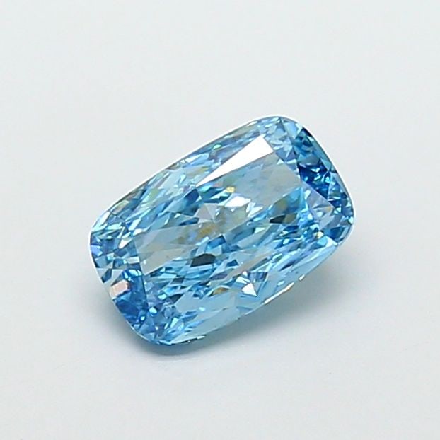 Loose Diamond - CUSHION MODIFIED 2.0ct Fancy Vivid Blue SI1: Loose Diamond - CUSHION MODIFIED 2.0ct Fancy Vivid Blue SI1 Source: This is a real non-mined Diamond that has been grown in a lab Shape: CUSHION MODIFIED Carats: 2.0 Color: Fancy Vivid Blue Certificat