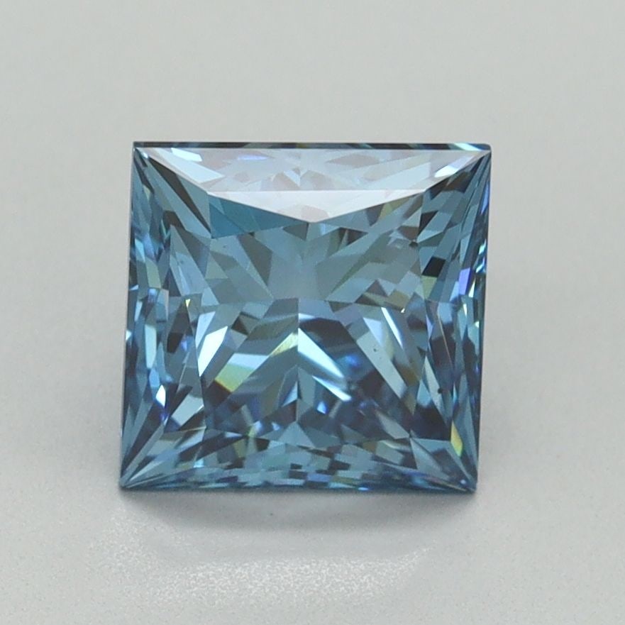 Loose Diamond - PRINCESS 2.01ct Fancy Vivid Blue VS1: Loose Diamond - PRINCESS 2.01ct Fancy Vivid Blue VS1 Source: This is a real non-mined Diamond that has been grown in a lab Shape: PRINCESS Carats: 2.01 Color: Fancy Vivid Blue Certification: IGI Video