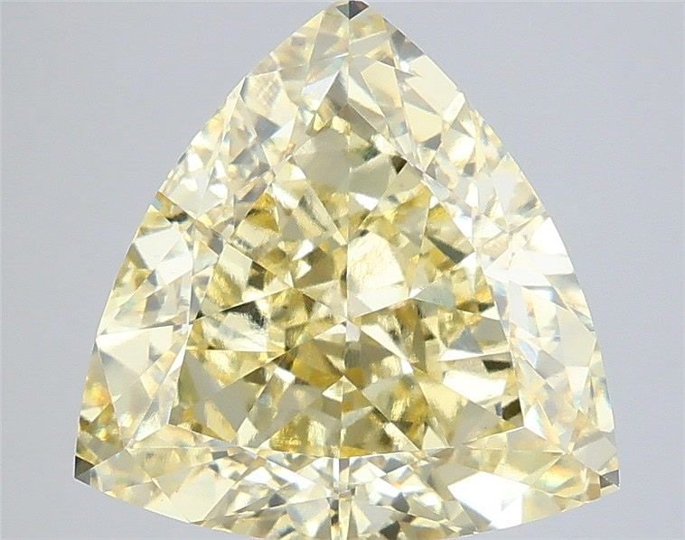 Loose Diamond - TRIANGULAR 5.09ct Fancy Intense Yellow VVS2: Loose Diamond - TRIANGULAR 5.09ct Fancy Intense Yellow VVS2 Source: This is a real non-mined Diamond that has been grown in a lab Shape: TRIANGULAR Carats: 5.09 Color: Fancy Intense Yellow Certificati