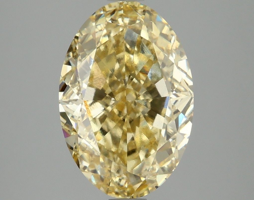 Loose Diamond - OVAL 4.06ct Fancy Intense Yellow VS2: Loose Diamond - OVAL 4.06ct Fancy Intense Yellow VS2 Source: This is a real non-mined Diamond that has been grown in a lab Shape: OVAL Carats: 4.06 Color: Fancy Intense Yellow Certification: IGI Video