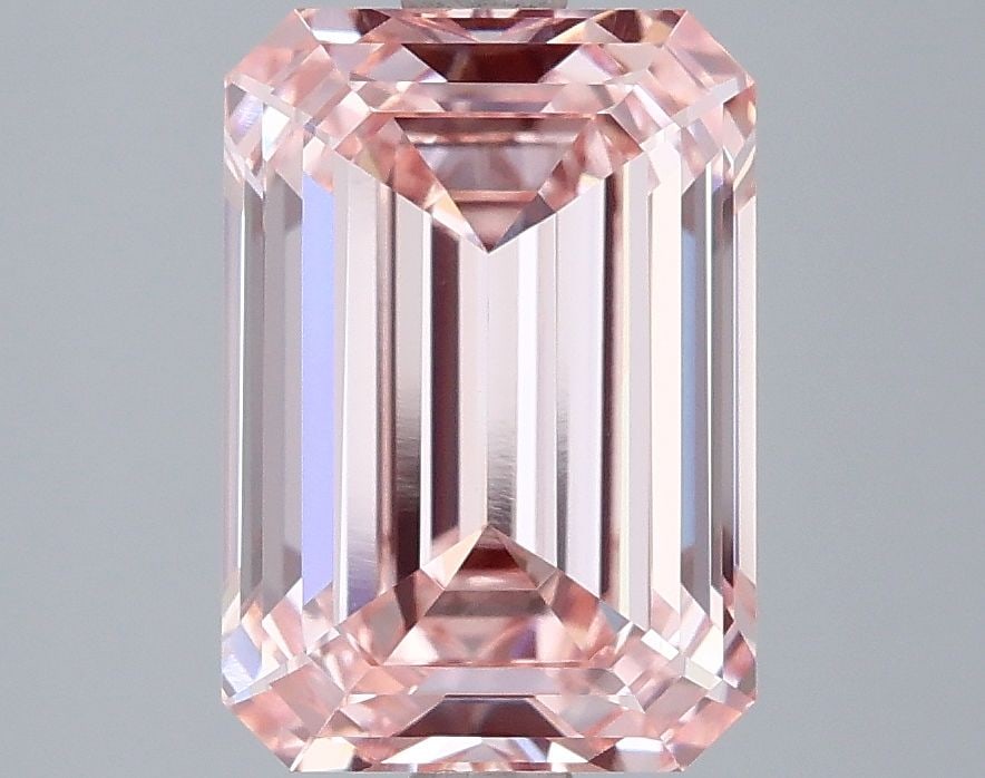 Loose Diamond - EMERALD 3.52ct Fancy Intense Pink VS1: Loose Diamond - EMERALD 3.52ct Fancy Intense Pink VS1 Source: This is a real non-mined Diamond that has been grown in a lab Shape: EMERALD Carats: 3.52 Color: Fancy Intense Pink Certification: IGI Vid