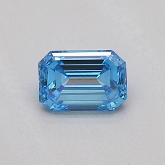 Loose Diamond - EMERALD 0.2ct Fancy Vivid Blue VVS2: Loose Diamond - EMERALD 0.2ct Fancy Vivid Blue VVS2 Source: This is a real non-mined Diamond that has been grown in a lab Shape: EMERALD Carats: 0.2 Color: Fancy Vivid Blue Certification: IGI Video: