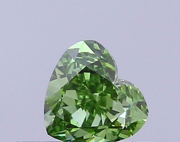 Loose Diamond - HEART 0.29ct Fancy Vivid Green VS1: Loose Diamond - HEART 0.29ct Fancy Vivid Green VS1 Source: This is a real non-mined Diamond that has been grown in a lab Shape: HEART Carats: 0.29 Color: Fancy Vivid Green Certification: IGI Video: