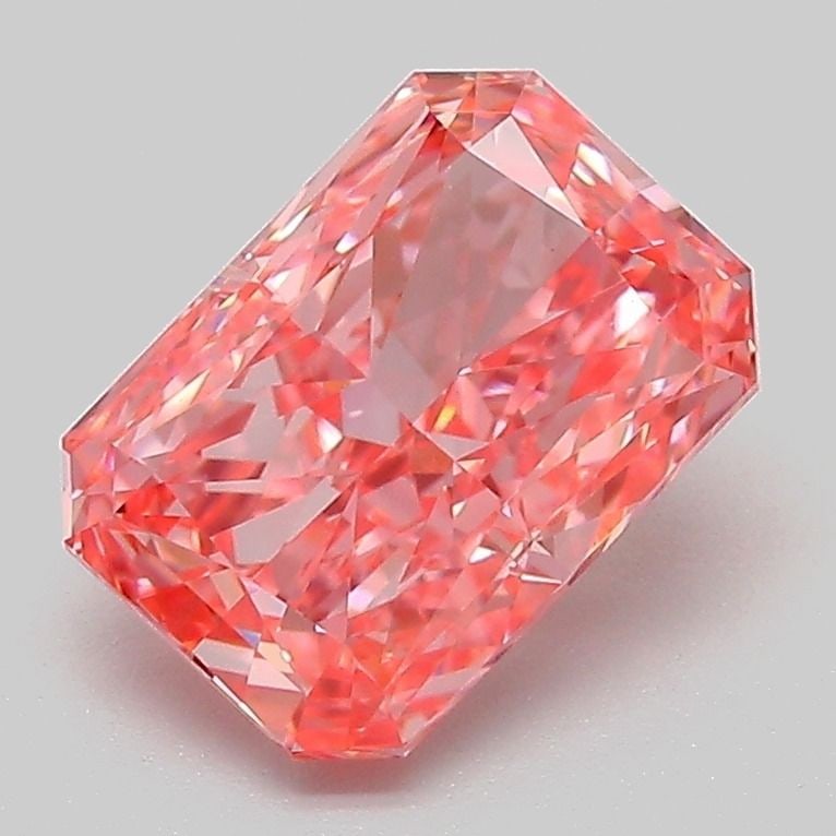 Loose Diamond - RADIANT 2.04ct Fancy Vivid Pink VS1: Loose Diamond - RADIANT 2.04ct Fancy Vivid Pink VS1 Source: This is a real non-mined Diamond that has been grown in a lab Shape: RADIANT Carats: 2.04 Color: Fancy Vivid Pink Certification: IGI Video:
