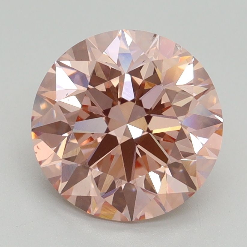 Loose Diamond - ROUND 2.51ct Fancy Intense Pink VS2: Loose Diamond - ROUND 2.51ct Fancy Intense Pink VS2 Source: This is a real non-mined Diamond that has been grown in a lab Shape: ROUND Carats: 2.51 Color: Fancy Intense Pink Certification: IGI Video: