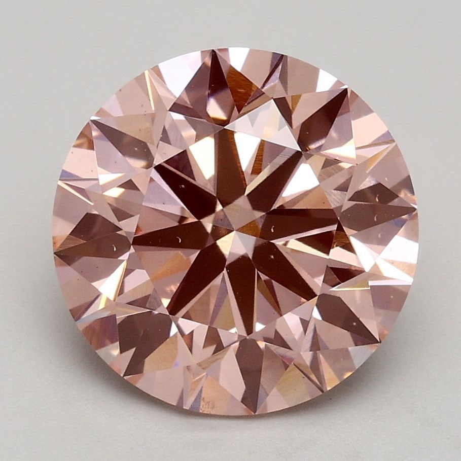 Ideal Loose Diamond - ROUND 2.5ct Fancy Intense Pink VS1: Ideal Loose Diamond - ROUND 2.5ct Fancy Intense Pink VS1 Source: This is a real non-mined Diamond that has been grown in a lab Shape: ROUND Carats: 2.5 Color: Fancy Intense Pink Certification: IGI Vid