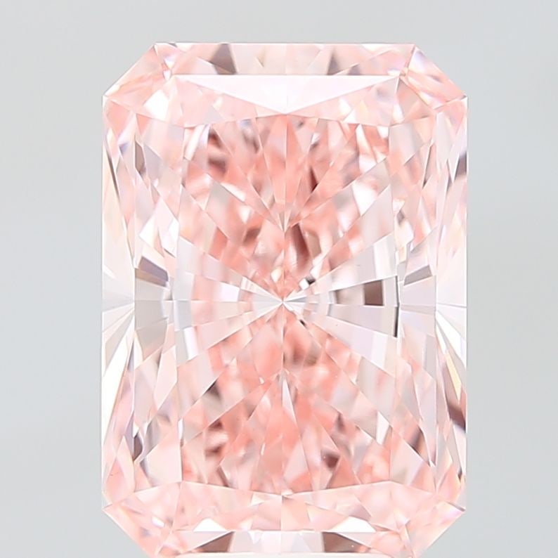 Loose Diamond - RADIANT 6.53ct Fancy Vivid Pink VVS2: Loose Diamond - RADIANT 6.53ct Fancy Vivid Pink VVS2 Source: This is a real non-mined Diamond that has been grown in a lab Shape: RADIANT Carats: 6.53 Color: Fancy Vivid Pink Certification: IGI Additi