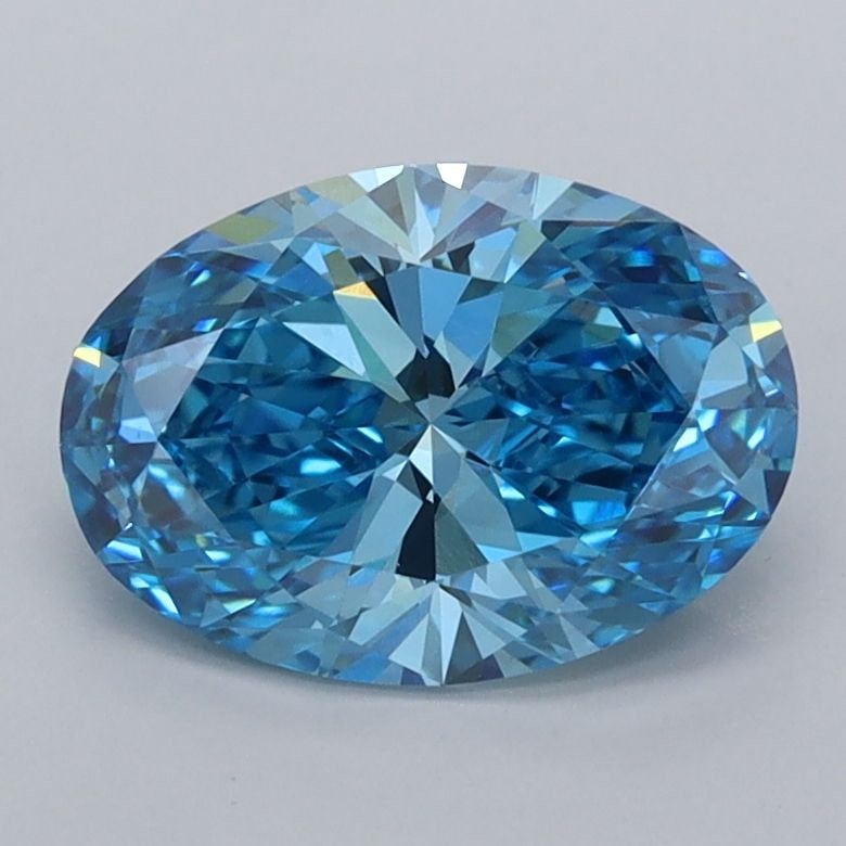 Loose Diamond - OVAL 1.54ct Fancy Vivid Blue VVS1: Loose Diamond - OVAL 1.54ct Fancy Vivid Blue VVS1 Source: This is a real non-mined Diamond that has been grown in a lab Shape: OVAL Carats: 1.54 Color: Fancy Vivid Blue Certification: IGI Video: