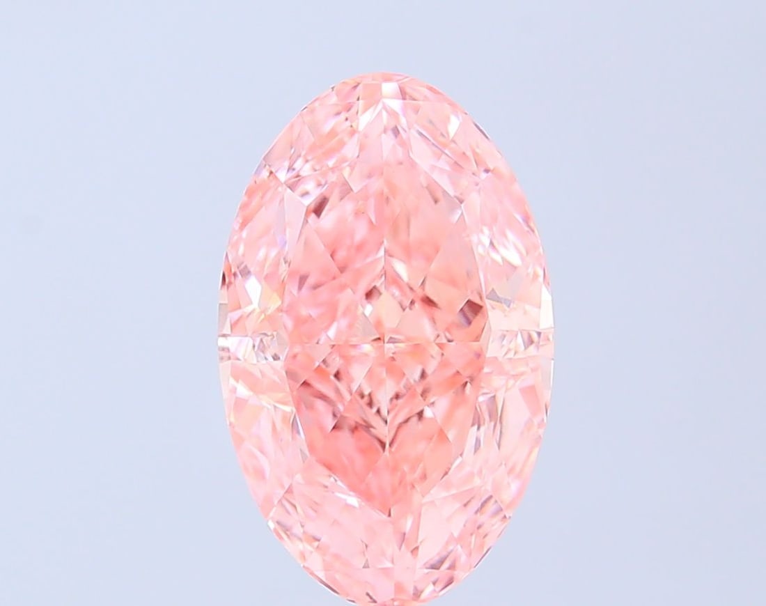 Loose Diamond - OVAL 5.23ct Fancy Vivid Pink VVS2 (1 of 1)