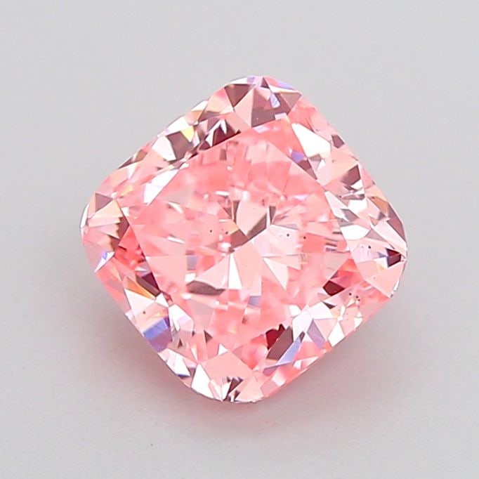 Loose Diamond - CUSHION MODIFIED 1.51ct Fancy Vivid Pink VS2: Loose Diamond - CUSHION MODIFIED 1.51ct Fancy Vivid Pink VS2 Source: This is a real non-mined Diamond that has been grown in a lab Shape: CUSHION MODIFIED Carats: 1.51 Color: Fancy Vivid Pink Certific
