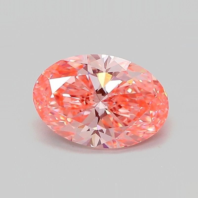 Loose Diamond - OVAL 1.5ct Fancy Vivid Pink VVS2: Loose Diamond - OVAL 1.5ct Fancy Vivid Pink VVS2 Source: This is a real non-mined Diamond that has been grown in a lab Shape: OVAL Carats: 1.5 Color: Fancy Vivid Pink Certification: IGI Video: