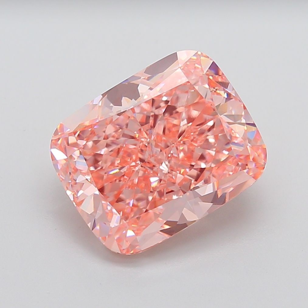Loose Diamond - CUSHION MODIFIED 11.02ct Fancy Vivid Pink VVS2: Loose Diamond - CUSHION MODIFIED 11.02ct Fancy Vivid Pink VVS2 Source: This is a real non-mined Diamond that has been grown in a lab Shape: CUSHION MODIFIED Carats: 11.02 Color: Fancy Vivid Pink Certi
