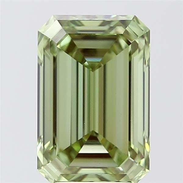Loose Diamond - EMERALD 4.26ct Fancy Vivid Green VS1: Loose Diamond - EMERALD 4.26ct Fancy Vivid Green VS1 Source: This is a real non-mined Diamond that has been grown in a lab Shape: EMERALD Carats: 4.26 Color: Fancy Vivid Green Certification: IGI Video
