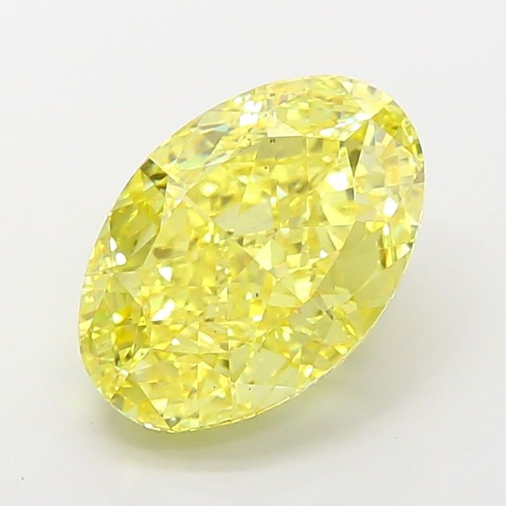 Loose Diamond - OVAL 6.63ct Fancy Vivid Yellow VS2: Loose Diamond - OVAL 6.63ct Fancy Vivid Yellow VS2 Source: This is a real non-mined Diamond that has been grown in a lab Shape: OVAL Carats: 6.63 Color: Fancy Vivid Yellow Certification: IGI Video: