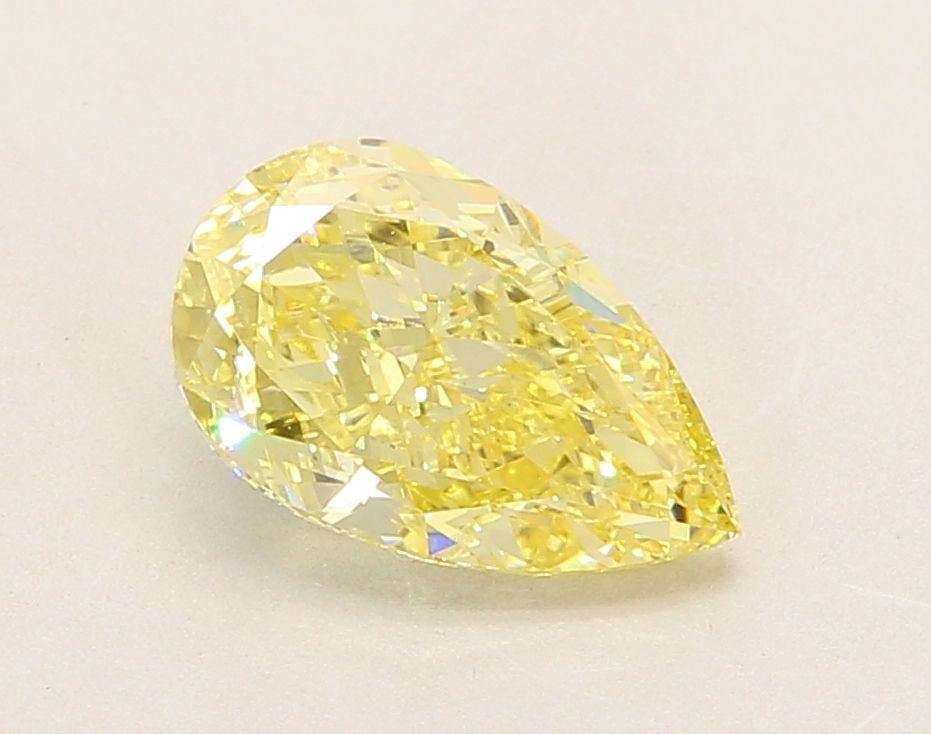 Loose Diamond - PEAR 2.15ct Fancy Intense Yellow VVS2 (1 of 1)