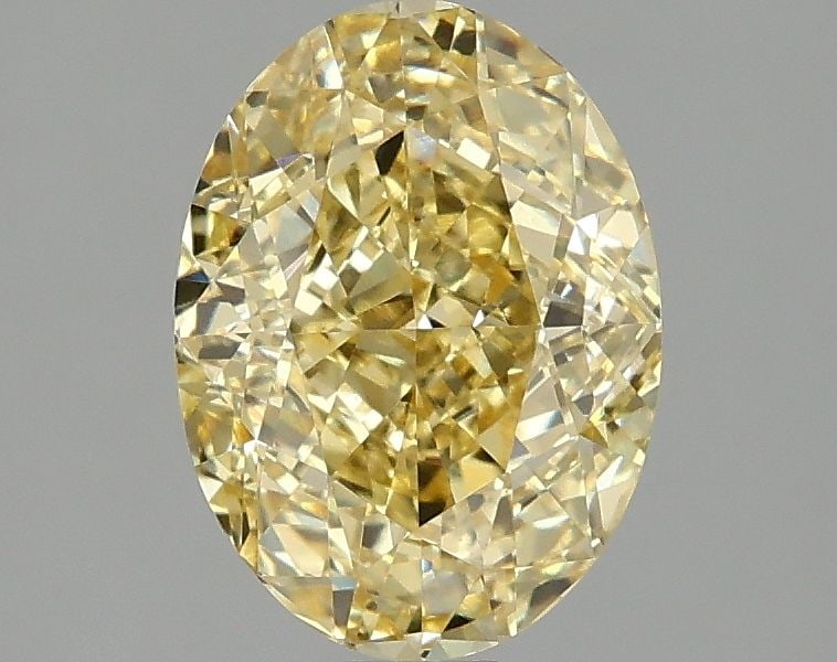 Loose Diamond - OVAL 2.08ct Fancy Intense Yellow VS1: Loose Diamond - OVAL 2.08ct Fancy Intense Yellow VS1 Source: This is a real non-mined Diamond that has been grown in a lab Shape: OVAL Carats: 2.08 Color: Fancy Intense Yellow Certification: IGI Video