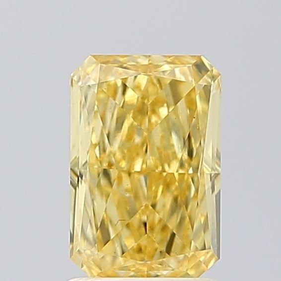 Loose Diamond - RADIANT 1.49ct Fancy Vivid Yellow VS2: Loose Diamond - RADIANT 1.49ct Fancy Vivid Yellow VS2 Source: This is a real non-mined Diamond that has been grown in a lab Shape: RADIANT Carats: 1.49 Color: Fancy Vivid Yellow Certification: IGI Vid