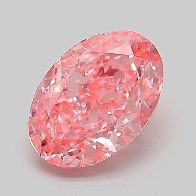 Loose Diamond - OVAL 1.06ct Fancy Vivid Pink VVS2: Loose Diamond - OVAL 1.06ct Fancy Vivid Pink VVS2 Source: This is a real non-mined Diamond that has been grown in a lab Shape: OVAL Carats: 1.06 Color: Fancy Vivid Pink Certification: IGI Video:
