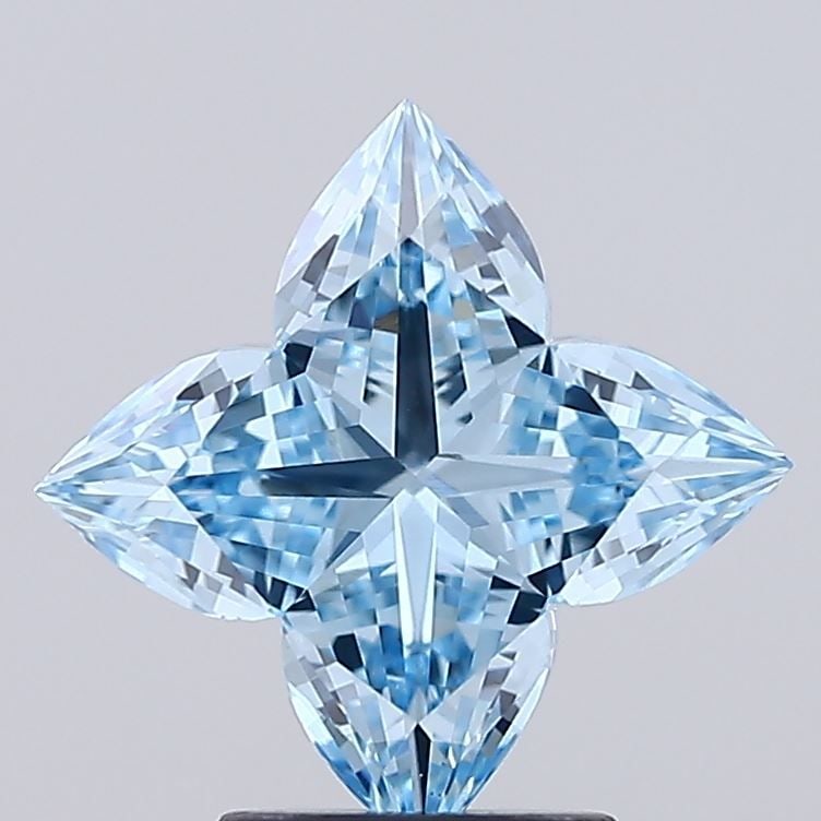 Loose Diamond - OTHER 2.92ct Fancy Vivid Blue VVS2: Loose Diamond - OTHER 2.92ct Fancy Vivid Blue VVS2 Source: This is a real non-mined Diamond that has been grown in a lab Shape: OTHER Carats: 2.92 Color: Fancy Vivid Blue Certification: IGI Video:
