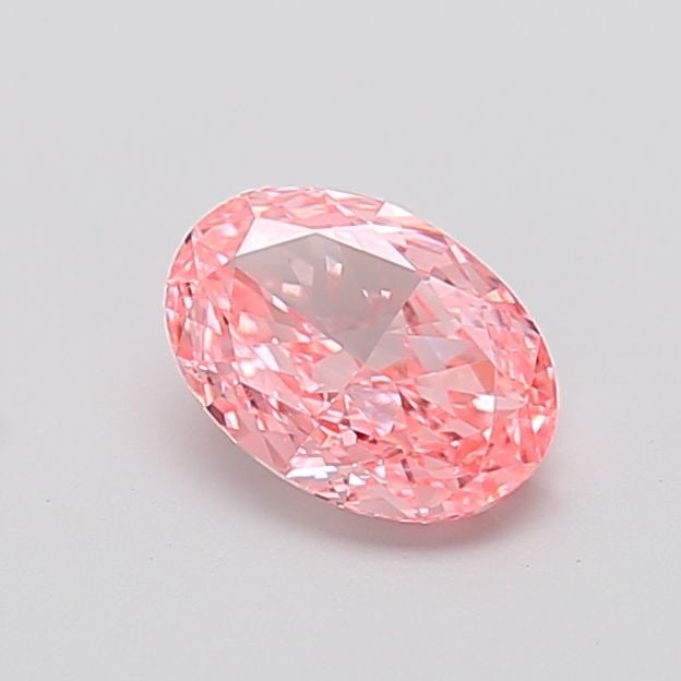 Loose Diamond - OVAL 1.23ct Fancy Vivid Pink VVS1: Loose Diamond - OVAL 1.23ct Fancy Vivid Pink VVS1 Source: This is a real non-mined Diamond that has been grown in a lab Shape: OVAL Carats: 1.23 Color: Fancy Vivid Pink Certification: IGI Video: