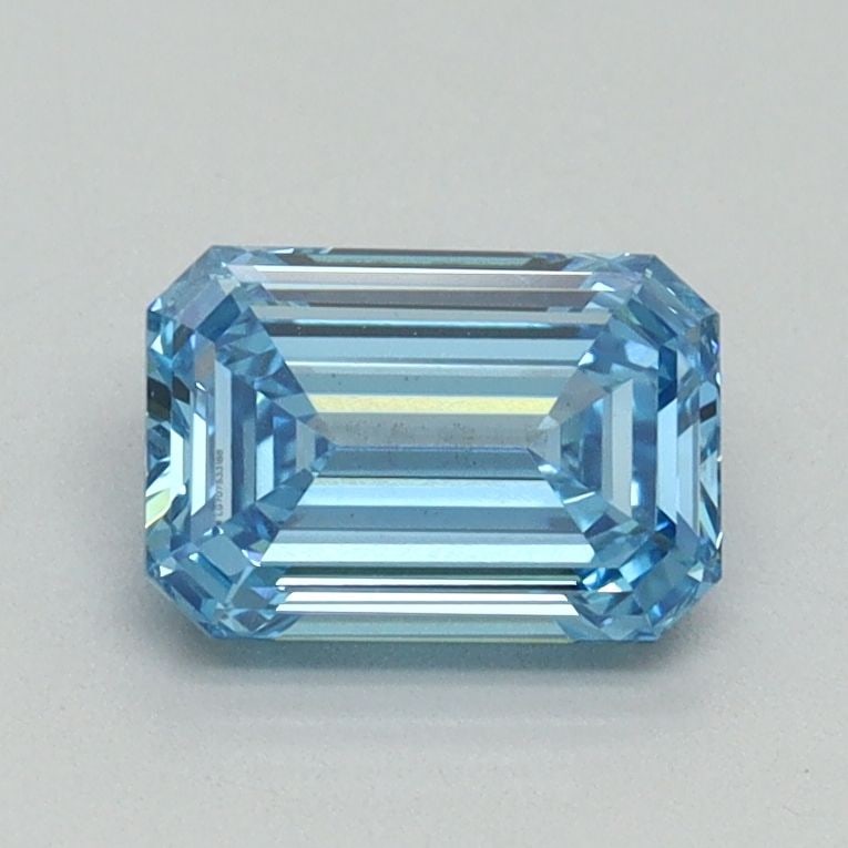 Loose Diamond - EMERALD 1.01ct Fancy Vivid Blue VS2: Loose Diamond - EMERALD 1.01ct Fancy Vivid Blue VS2 Source: This is a real non-mined Diamond that has been grown in a lab Shape: EMERALD Carats: 1.01 Color: Fancy Vivid Blue Certification: IGI Video: