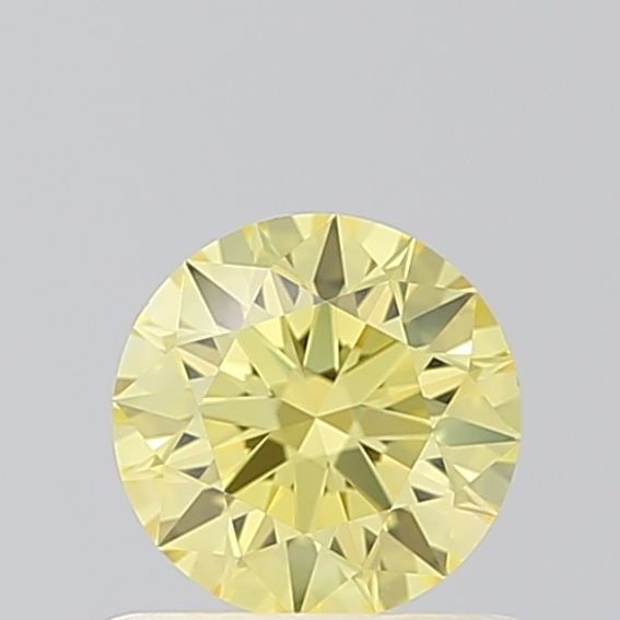 Ideal Loose Diamond - ROUND 0.58ct Fancy Intense Yellow VVS2: Ideal Loose Diamond - ROUND 0.58ct Fancy Intense Yellow VVS2 Source: This is a real non-mined Diamond that has been grown in a lab Shape: ROUND Carats: 0.58 Color: Fancy Intense Yellow Certification: 